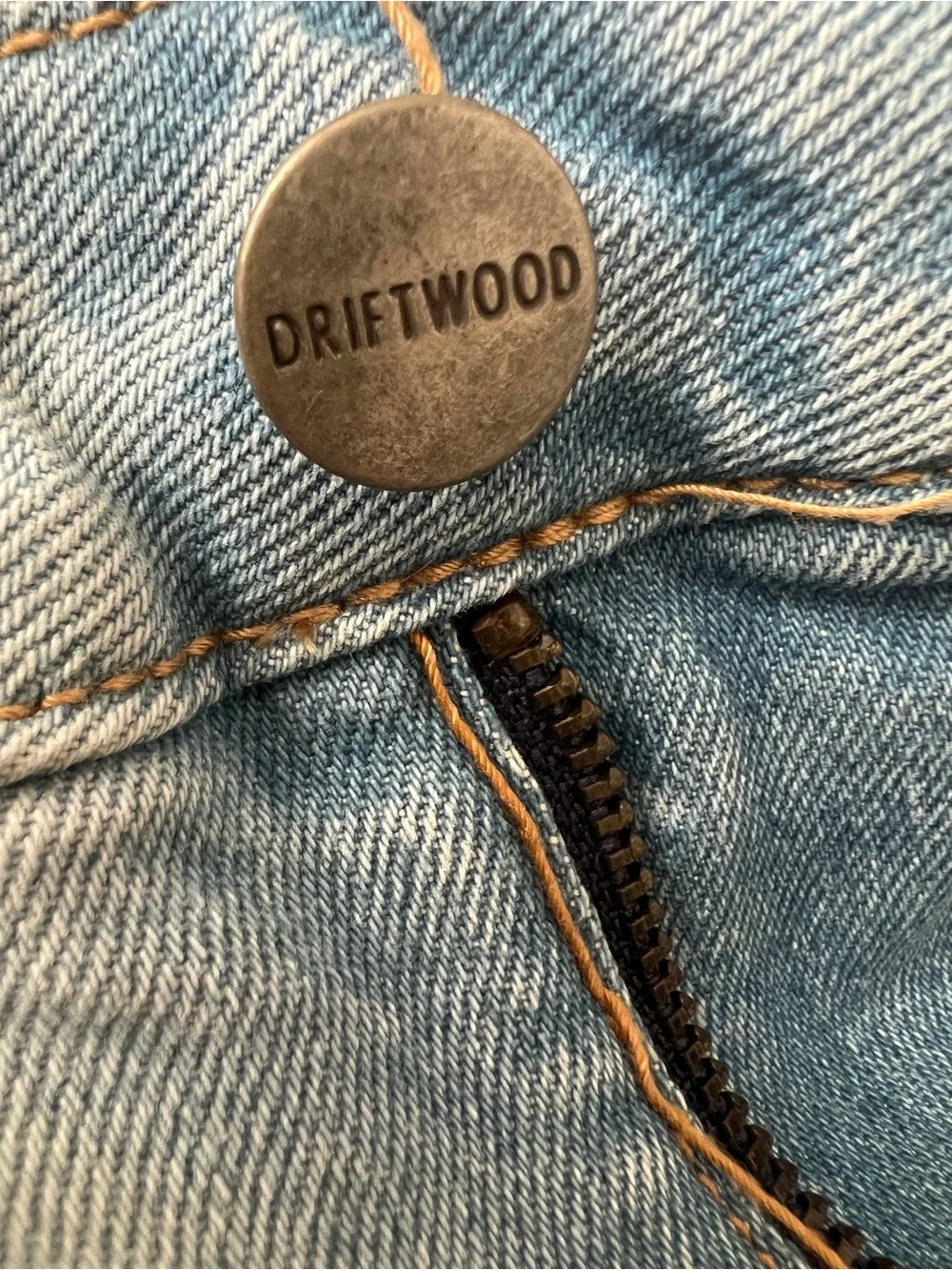 Driftwood Farrah Embroidered Flare Light Wash Jeans Size 26 - Picture 9 of 15